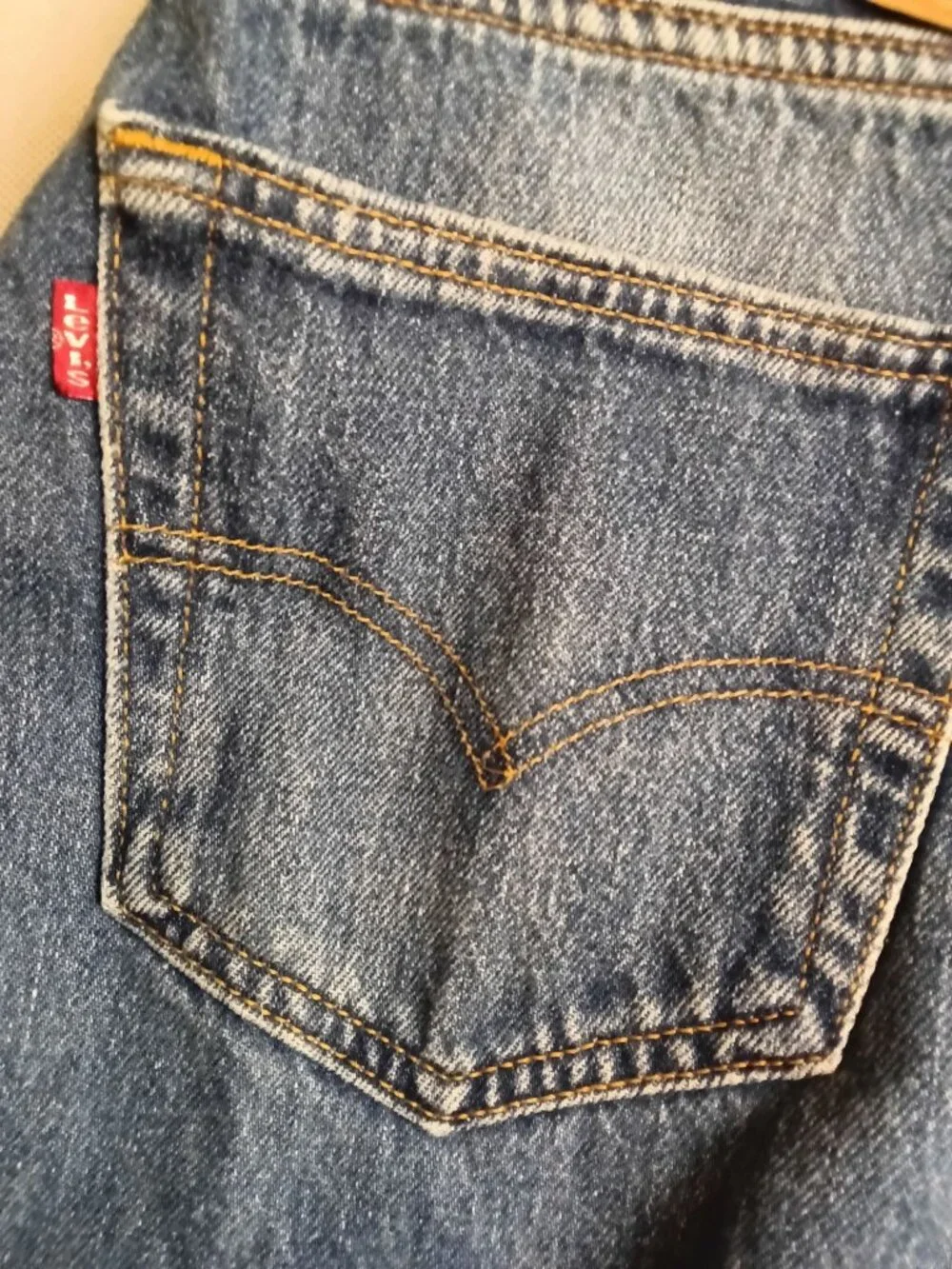 Vintage 90s Levi's 501 Button Fly Jeans 34x30 501 USA Paper Tag